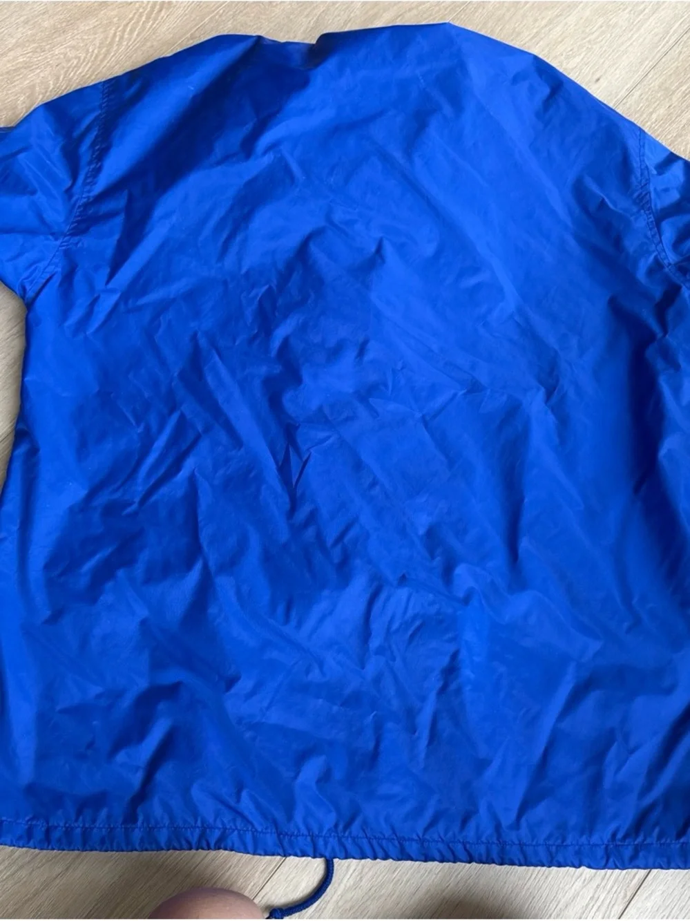 adidas Royal Blue Men’s Hooded Windbreaker Jacket